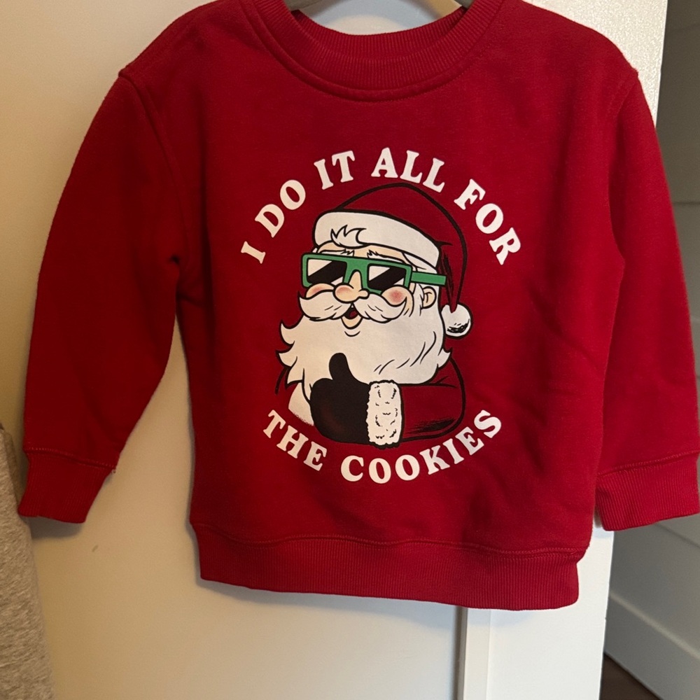 Jumping Beans Santa Claus Sweatshirt - 2T